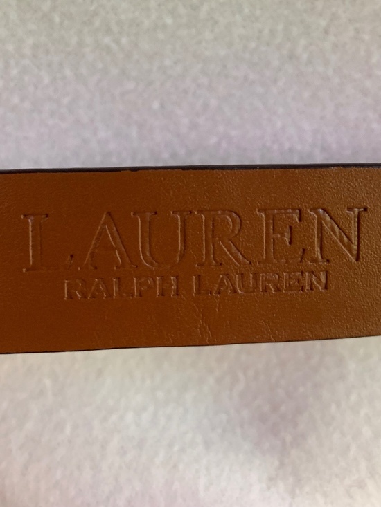 Ralph Lauren Pastel Blue Leather Belt